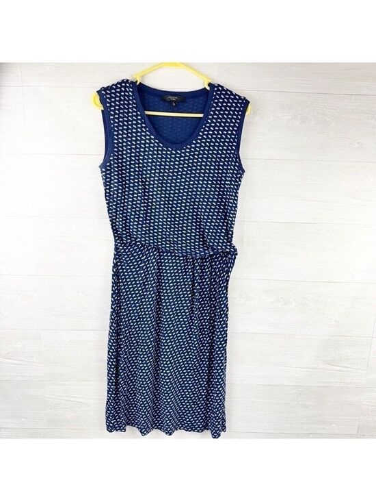 Weekend Max Mara Dresses & Skirts - MaxMara Weekend Print Cinched Waist Sleeveless Midi Dress